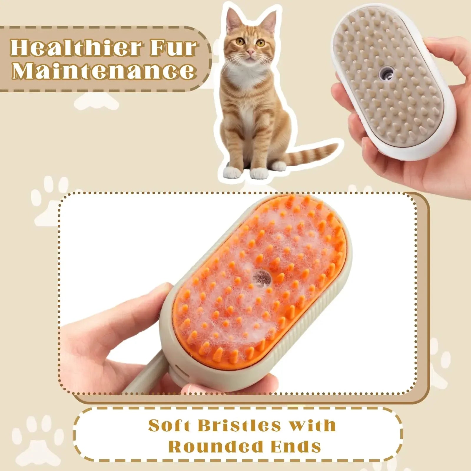 Spray Hair Brush