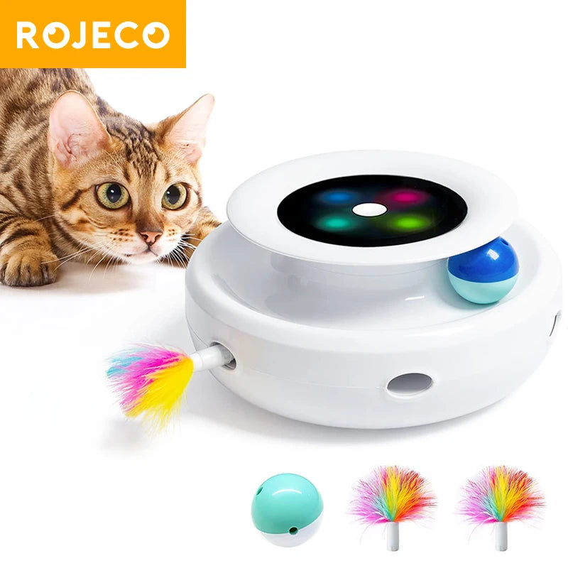 ROJECO 2 in 1 Cat Toy Automatic