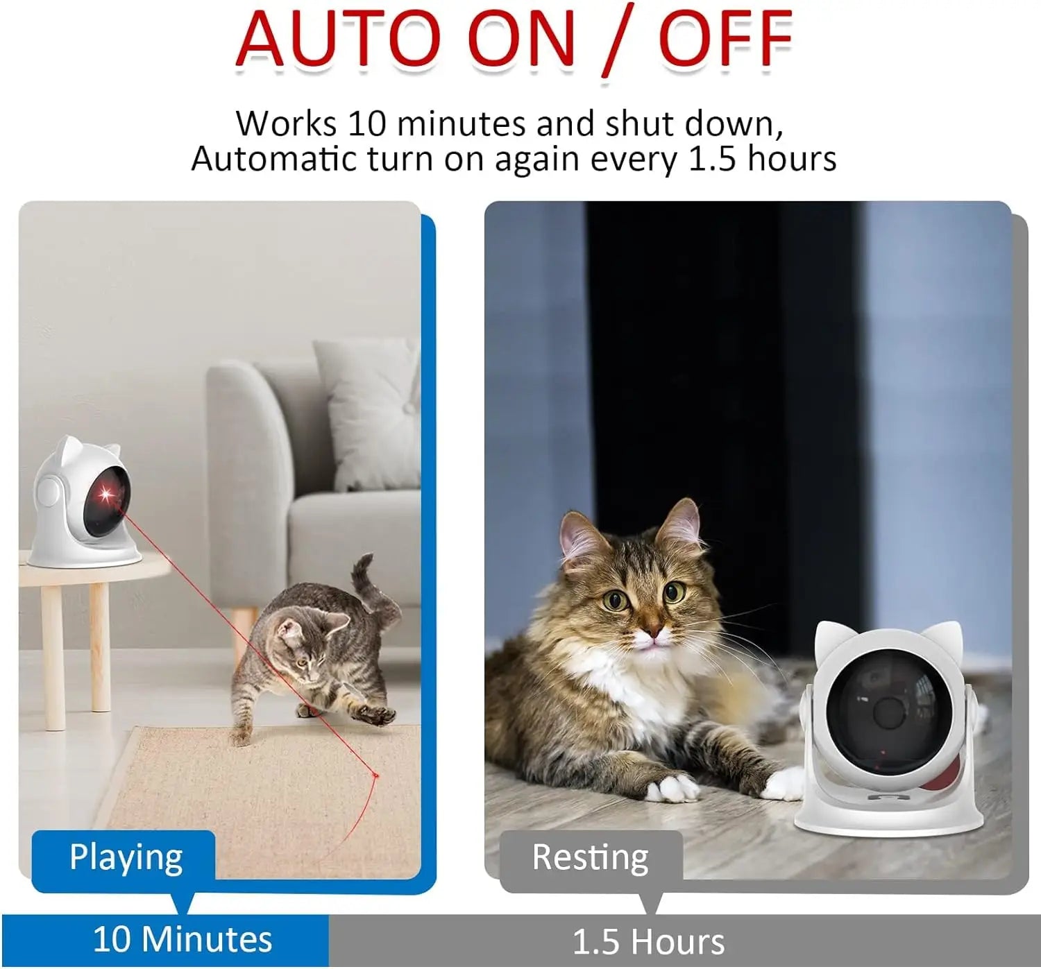 Automatic laser toy for cat