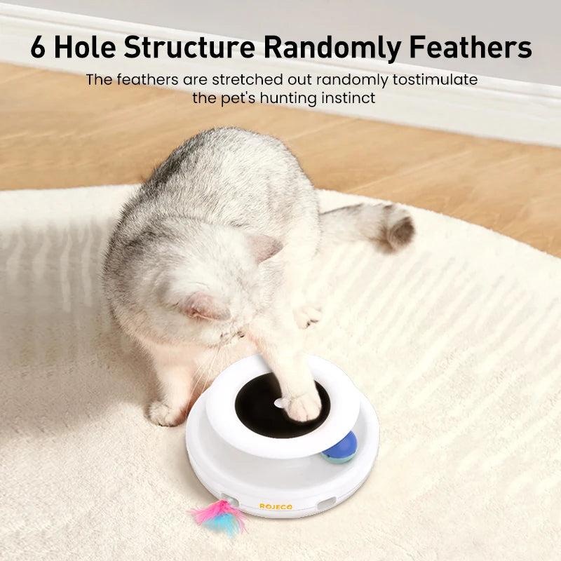 ROJECO 2 in 1 Cat Toy Automatic