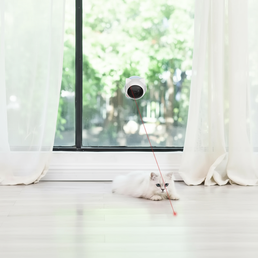 Automatic laser toy for cat