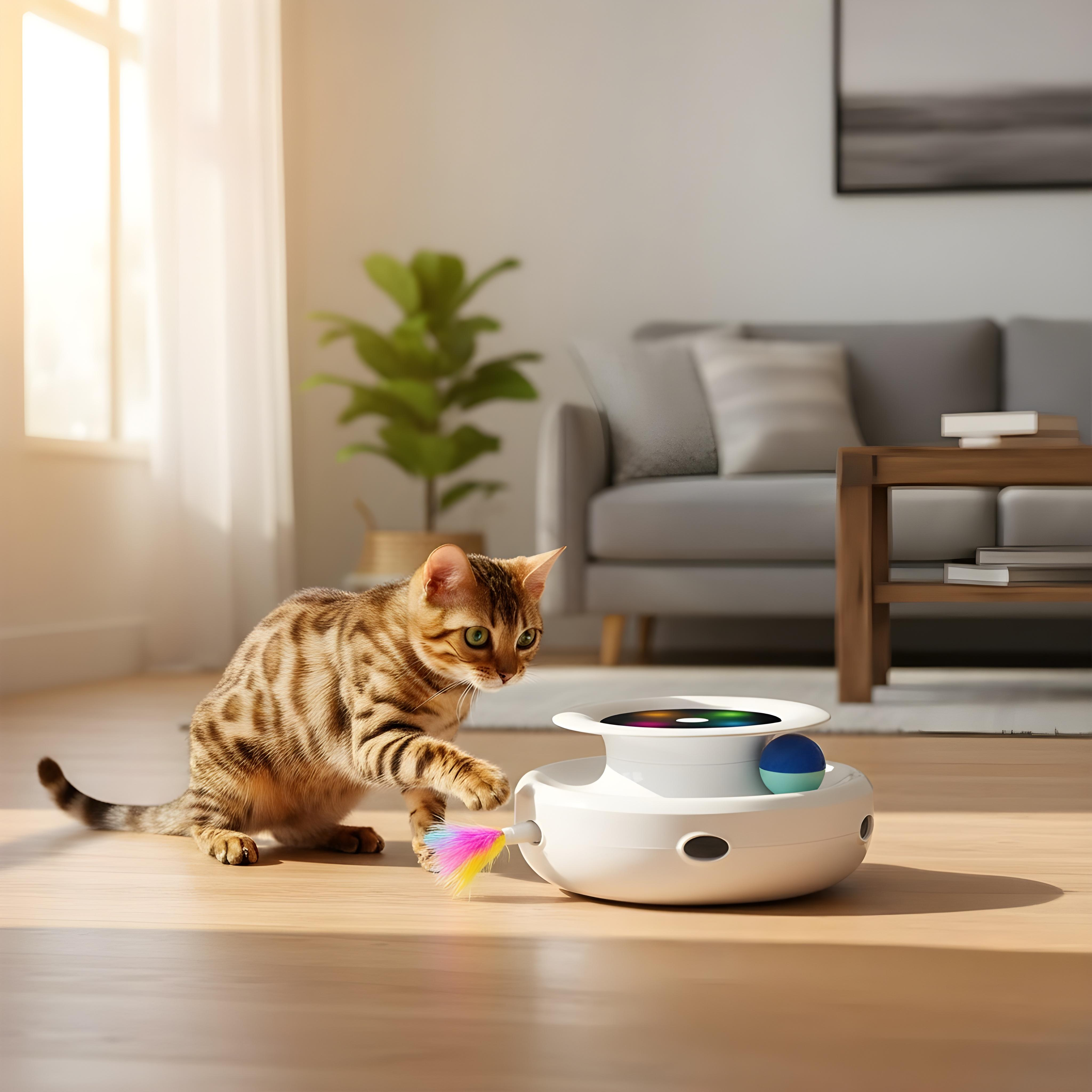 ROJECO 2 in 1 Cat Toy Automatic