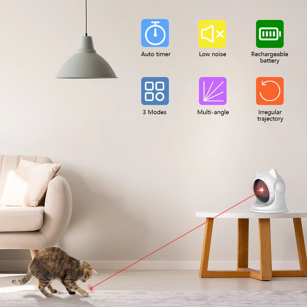 Automatic laser toy for cat